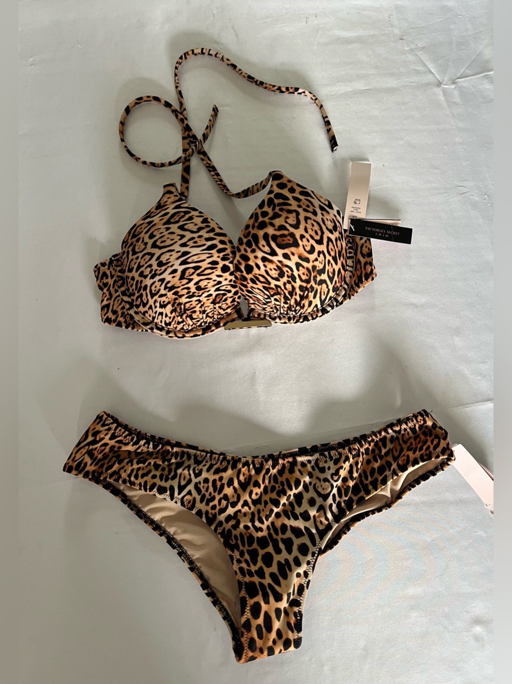 Victoria’s Secret Leopard Two-Piece Swim Suit, New